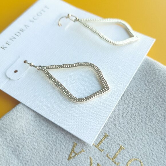 Kendra Scott Sophia Gold Drop Earrings - Picture 2 of 2